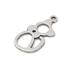 201 Stainless Steel Pendants STAS-F316-22P-04-2