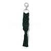 Handmade Macrame Nylon Thread Pendant Decorations HJEW-P019-05P-07-2