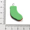 Christmas Theme Opaque Resin Pendants RESI-F054-A04-3