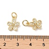 Brass Cubic Zirconia Pendants KK-K349-20-4