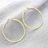 Brass Hoop Earrings for Women EJEW-I270-13B-G-1
