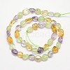 Natural Quartz Bead Strands G-L459-17-2