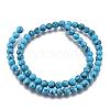 Synthetic Turquoise Beads Strands X-Z0NDC012-1-2