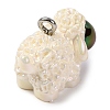 Animal Theme Resin Pendants RESI-S010-04D-2