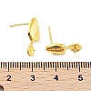 925 Sterling Silver Stud Earrings Findings EJEW-B038-10G-3