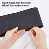 SUPERFINDINGS Microfiber Leather & Nylon DIY Hand Sewing Steering Wheel Cover FIND-FH0006-64B-4