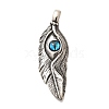 Eye Theme 304 Stainless Steel Pendants STAS-R140-06AS-01-1