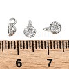 SHEGRACE Brass Pave Cubic Zirconia Charms XGRQ5K551-832P-A-3