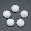 Natural Howlite Cabochons X-G-P393-R32-8MM-1