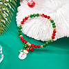 Christmas Glass Beaded Bracelets VM8145-4-1