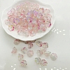Glass Bead Caps GLAA-WH0033-90D-1