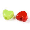 Opaque Acrylic Beads SACR-N018-08-2