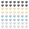 Unicraftale 80Pcs 4 Style 201 & 304 Stainless Steel Charms STAS-UN0053-28-1