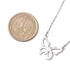 Non-Tarnish Hollow Butterfly 304 Stainless Steel Pendant Necklaces NJEW-JN04814-01-3