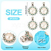 4Pcs Natural Pearl Pendants PALLOY-TAC0182-3