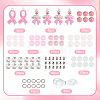 SUNNYCLUE DIY Breast Cancer Awareness Bracelet Making Kit DIY-SC0021-74-2