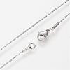 304 Stainless Steel Necklaces STAS-S066-21-1