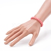 Handmade Polymer Clay Beaded Stretch Bracelets BJEW-JB06137-4