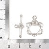 Brass Toggle Clasps KK-G548-42P-01-4