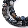 Natural Weathered Agate Beads Strands G-G177-E19-04-4