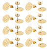 Unicraftale 30Pcs Ion Plating(IP) 304 Stainless Steel Ear Stud Findings STAS-UN0042-96-1