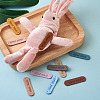 Microfiber Leather Labels DIY-TA0003-15-7