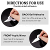 3D Plastic Self-Adhesive Man & Woman Pattern Mirror WC Sign DIY-WH0308-145C-4