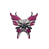 Butterfly Plastic Claw Hair Clips PW-WG9A06F-03-1