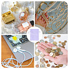 10Pcs Brocade Good Luck Fortune Drawstring Gift Blessing Bags PAAG-TADJ0001-01H-6
