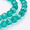 Eco-Friendly Glass Round Beads Strands EGLA-J042-6mm-M02-3