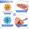 30Pcs Sport Theme Resin Rhinestone Beads RESI-TA0004-12-4