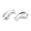 304 Stainless Steel Pendants STAS-T065-10P-2
