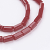 Opaque Glass Beads Strands EGLA-E008-3x6mm-05-3