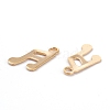 201 Stainless Steel Charms STAS-C017-12G-2