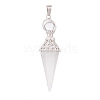 Natural Quartz Crystal Pendants PW-WG6405D-03-1