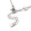 304 Stainless Steel Cable Chain Necklaces NJEW-JN03629-02-5