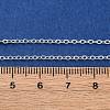 Brass Cable Chain Necklace Making NJEW-D302-80S-3