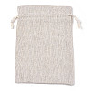 Cotton Cloth Packing Pouches Drawstring Bags ABAG-R011-13X18-01-1