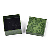 Flower Printed Cardboard Jewelry Boxes CBOX-T006-10E-3