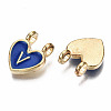 Alloy Enamel Charms X-ENAM-T012-02V-RS-3