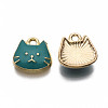 Alloy Enamel Charms X-ENAM-T011-95C-NR-3