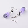 Glass Imitation Bubble Tea Bottle Dangle Earrings EJEW-JE04029-2