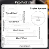 Acrylic Rulers Kit TOOL-WH0155-81-2