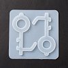 Key Shape DIY Pendant Silicone Molds DIY-F114-12-4