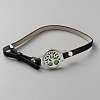Leather & Alloy Watch Bands AJEW-WH0248-692P-05-1