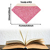 Glitter Imitation Leather Book Corner Protectors AJEW-TAC0038-03C-3