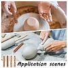 6Pcs 6 Styles Wooden Rolling Pin BAKE-HY0001-01B-5