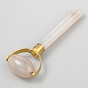 Natural Agate Brass Massage Tools G-B008-02G-3