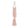 Handmade Macrame Nylon Thread Pendant Decorations HJEW-P019-05P-02-1