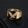 304 Stainless Steel and Enamel Finger Rings for Men FS-WG4515C-02-1